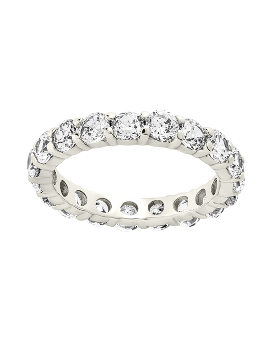 Sterling Silver Gracie CZ Eternity Ring