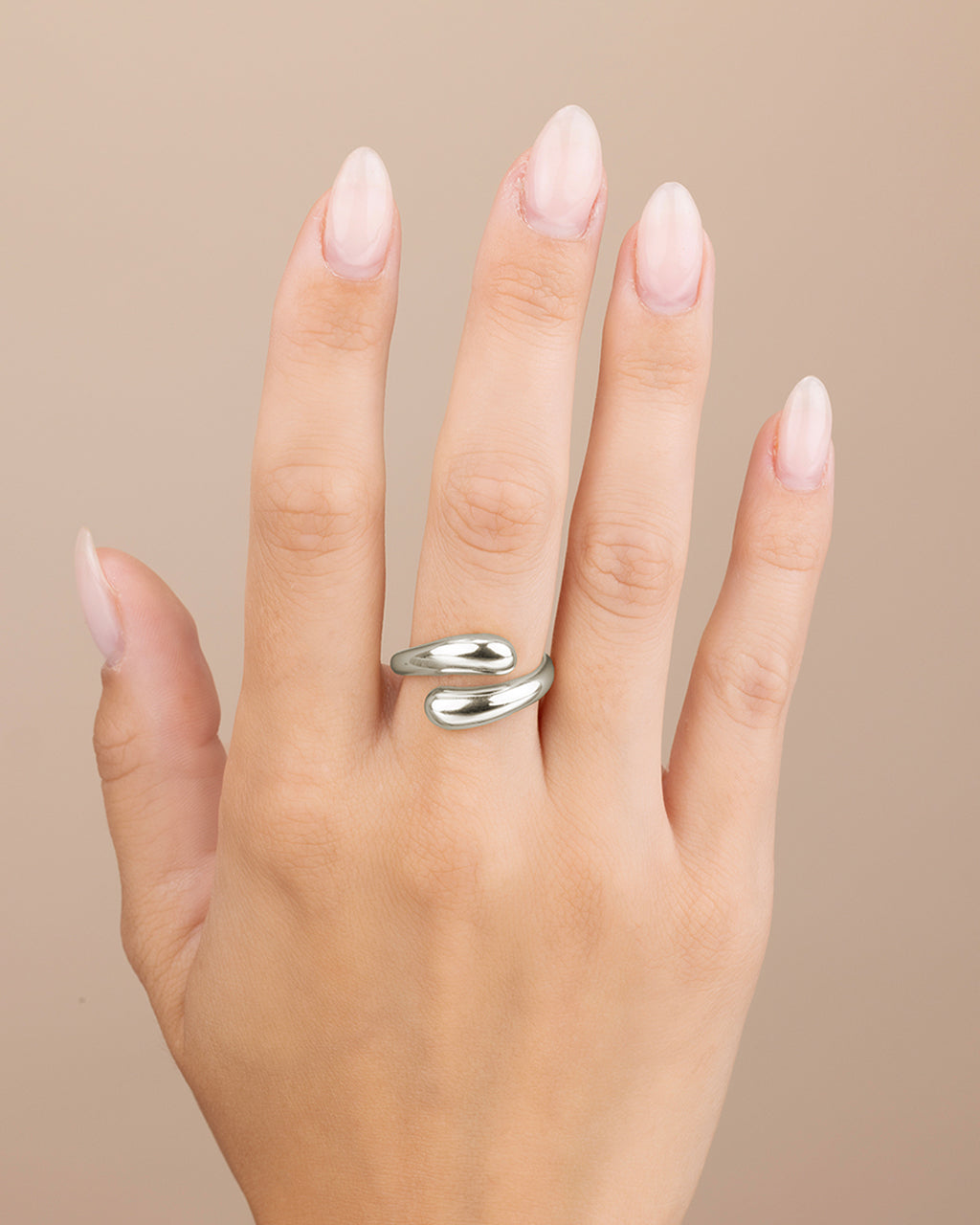 Sterling Silver Lauren Polished Open Ring