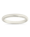 Sterling Silver Kayden Thin Textured Ring