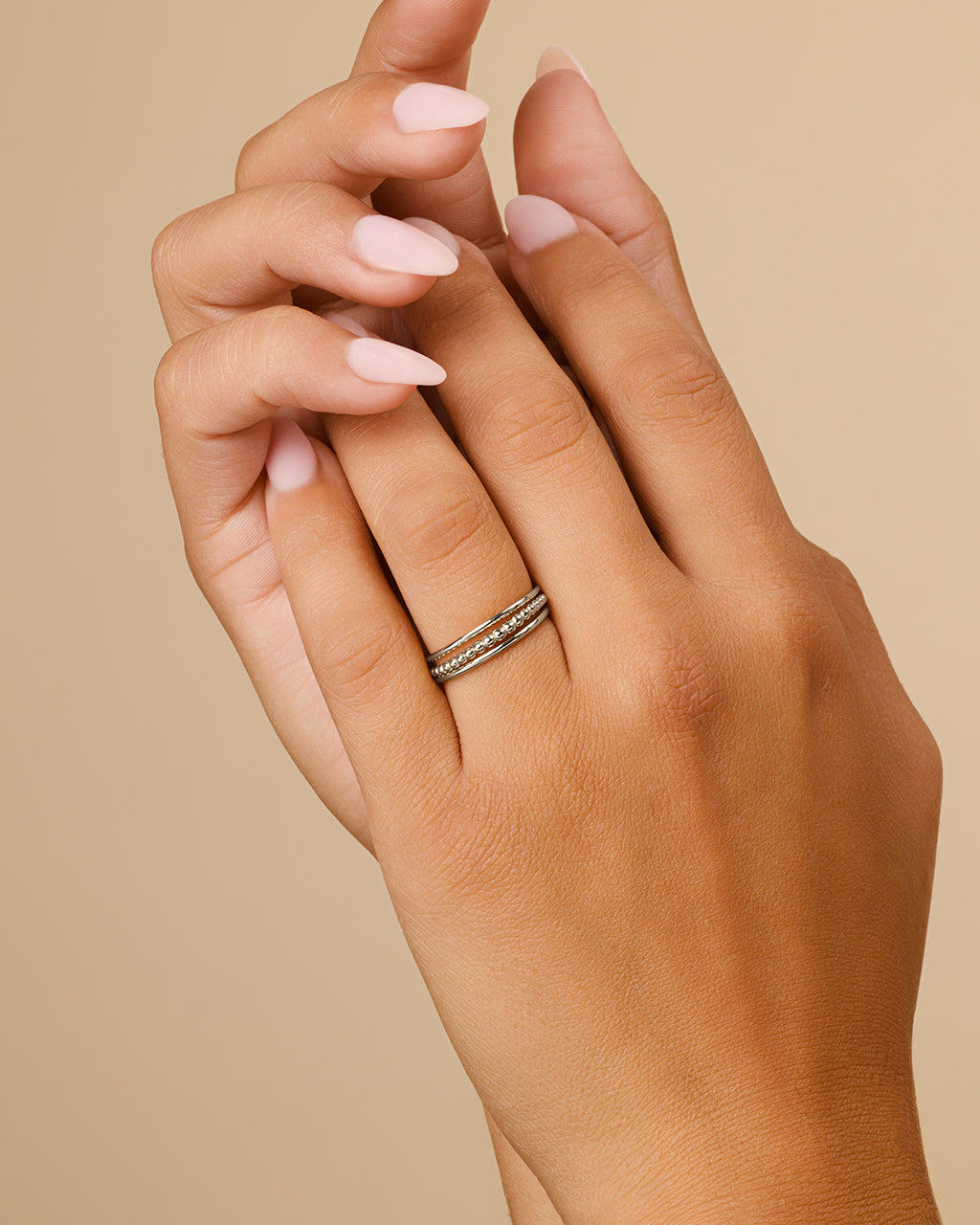 Sterling Silver Adele Stacking Ring