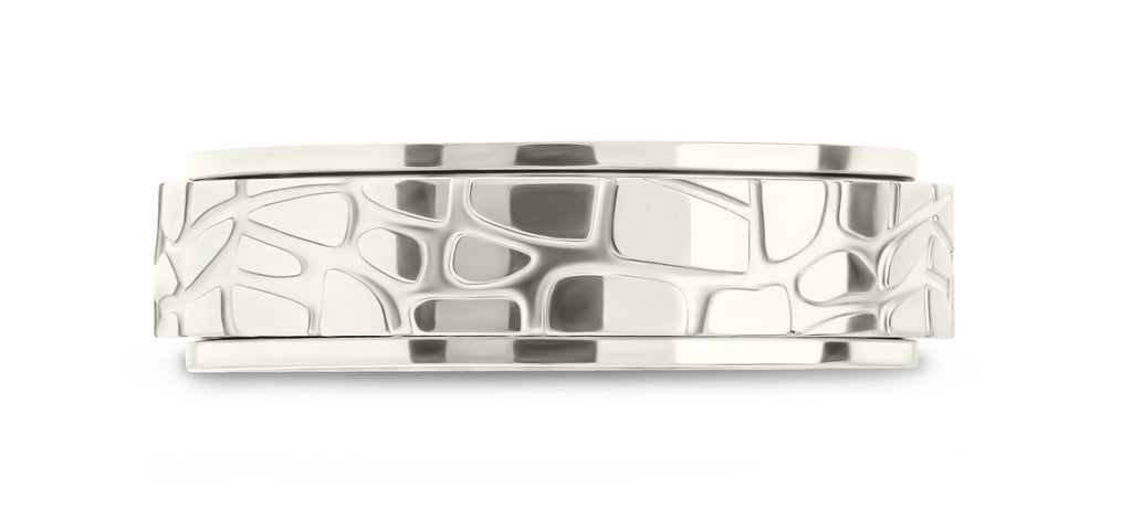 Textured Spinner Ring
