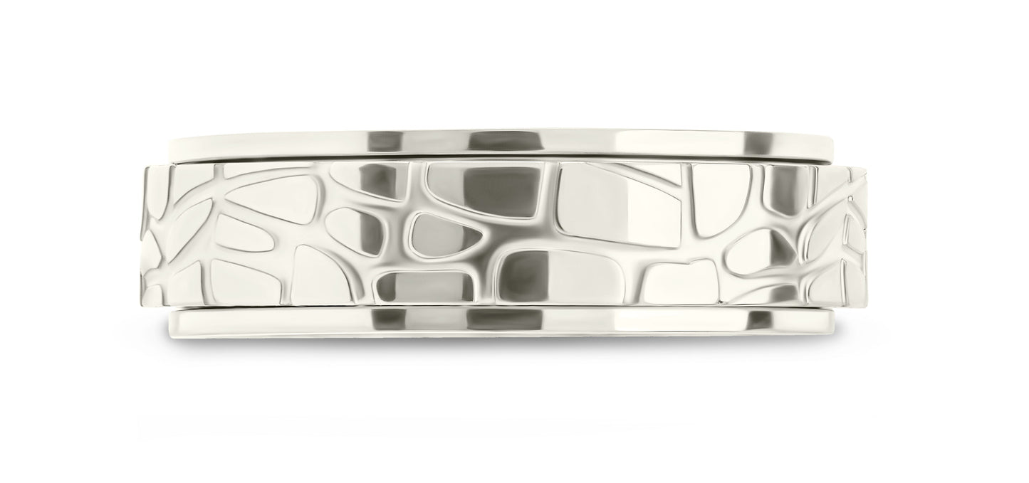 Textured Spinner Ring