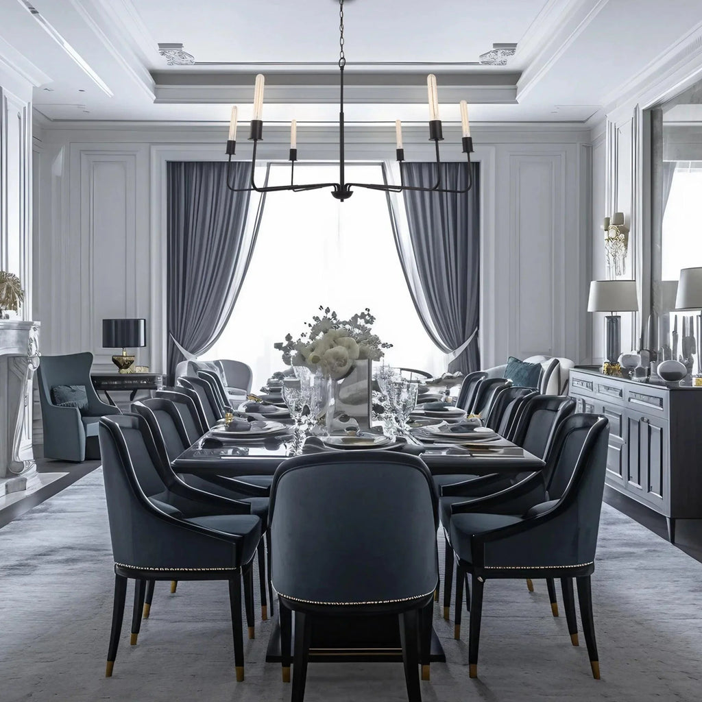 Radiant 6-Light Industrial Traditional Dimmable Chandelier