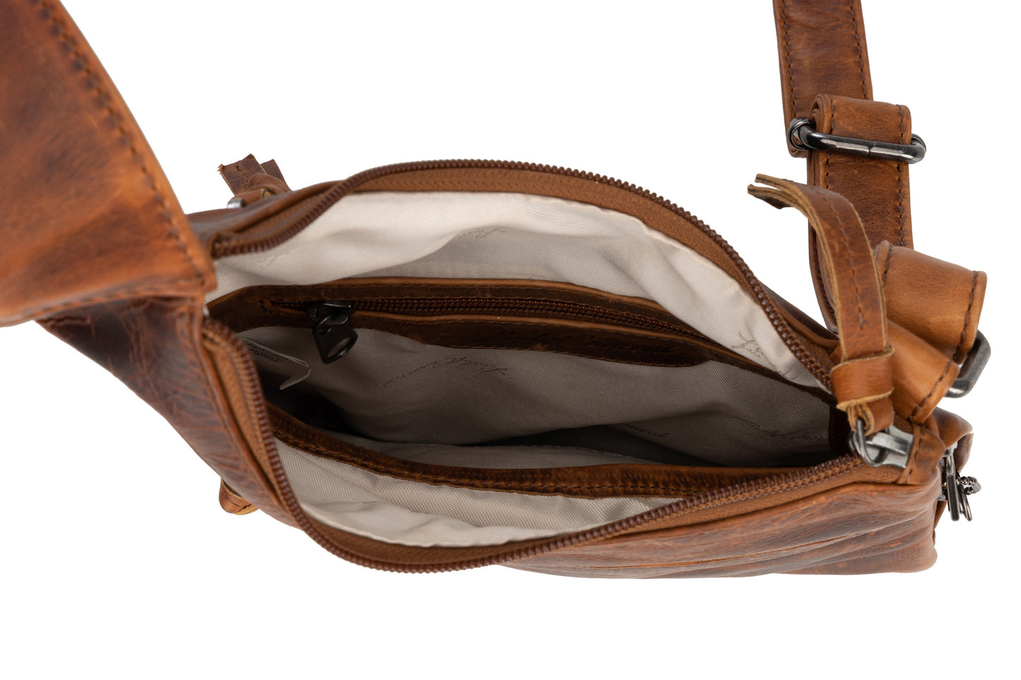 Concealed Carry Unisex Remi Leather Crossbody by Lady Conceal