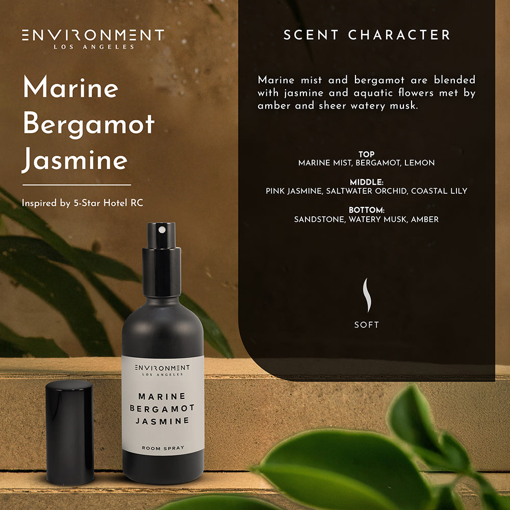 Marine | Bergamot | Jasmine Room Spray (Inspired by The Ritz Carlton Hotel®)
