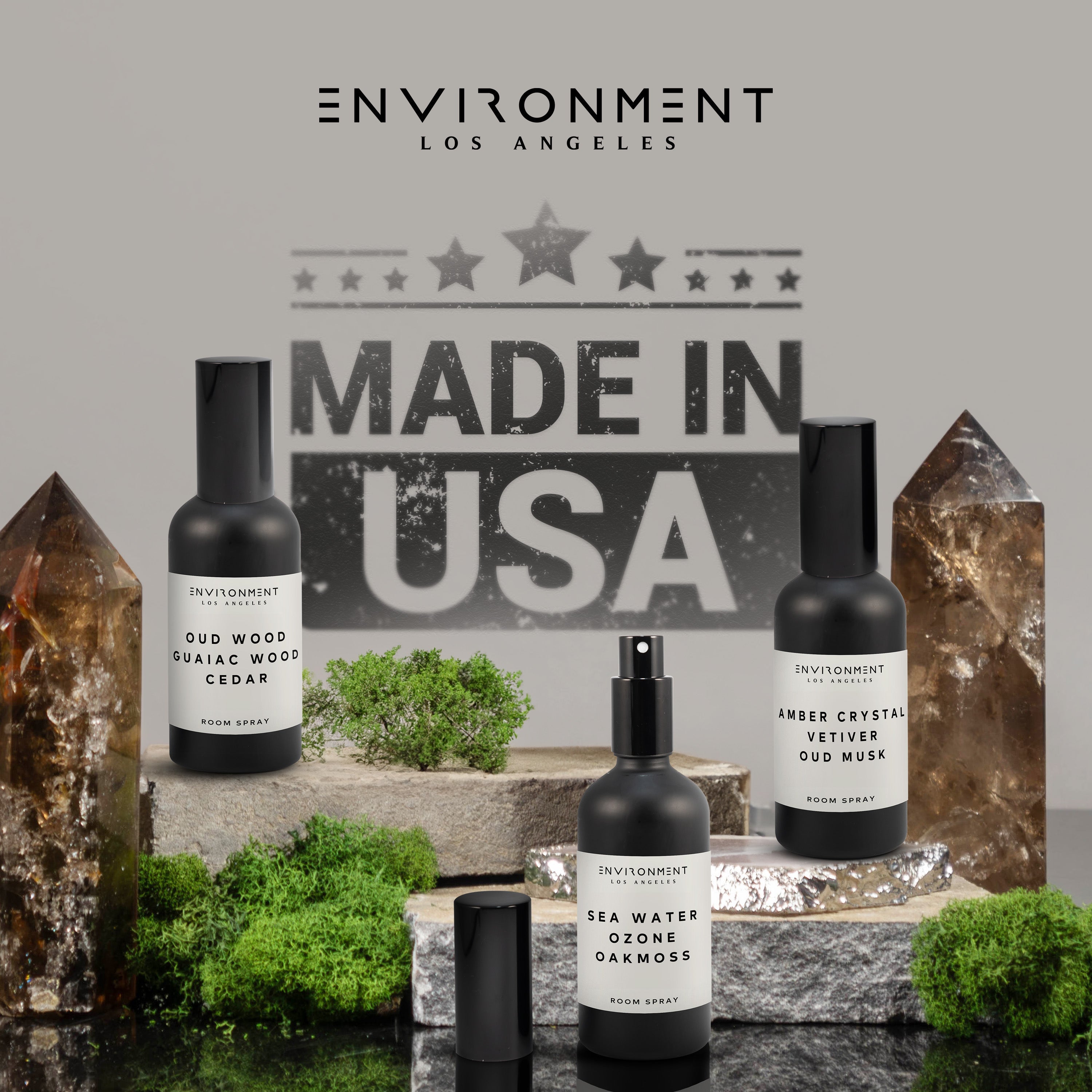 Amber Crystal | Vetiver | Oud Musk Room Spray (Inspired by Baccarat Rouge 540®)