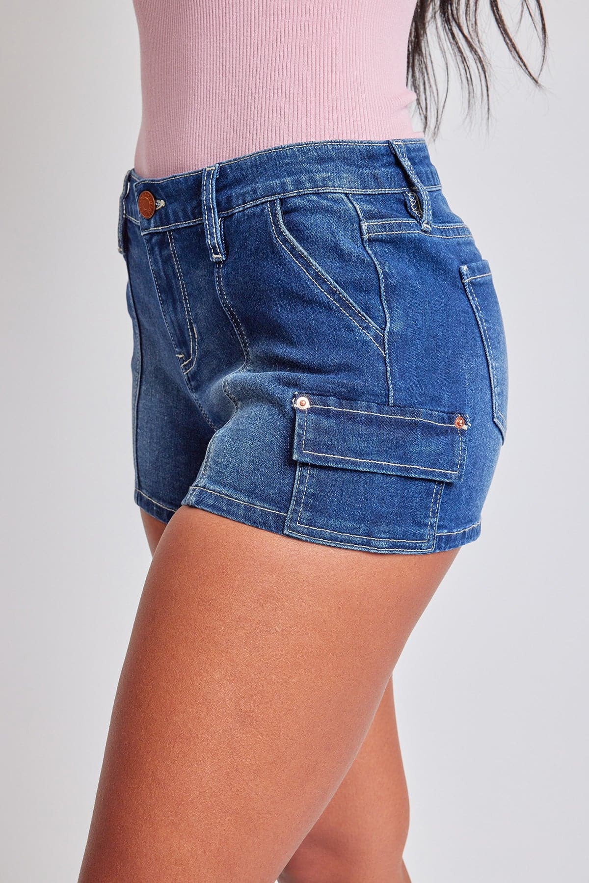 Women's Mid Rise Cargo Shorts
