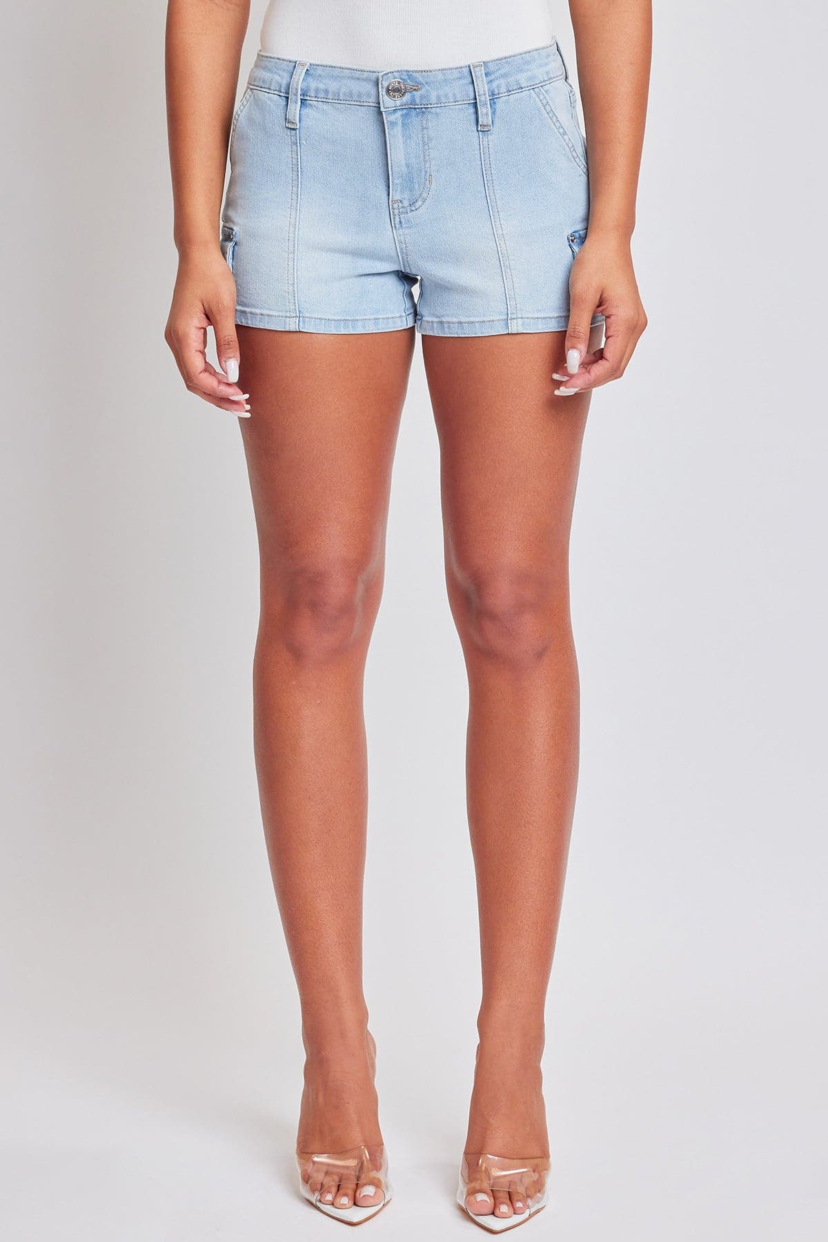Women's Mid Rise Cargo Shorts