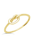 Sterling Silver Love Knot Ring