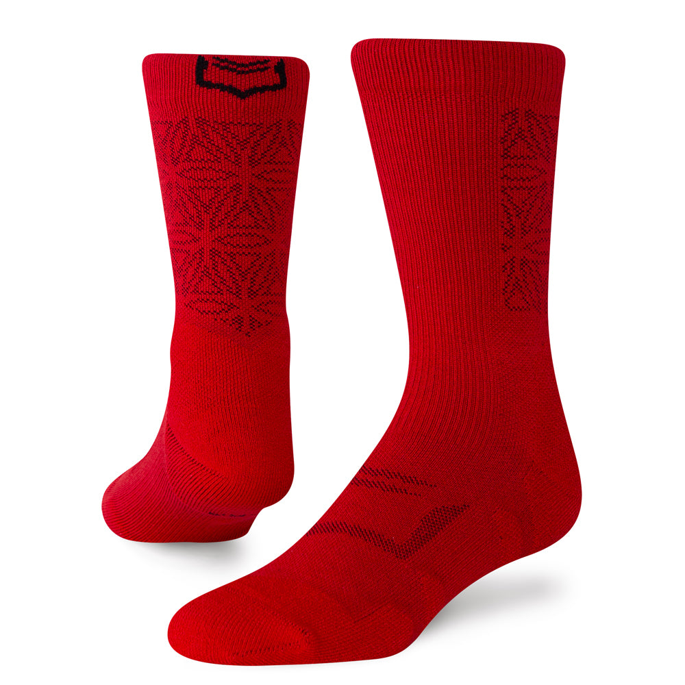 Socks for running featuring active compression support