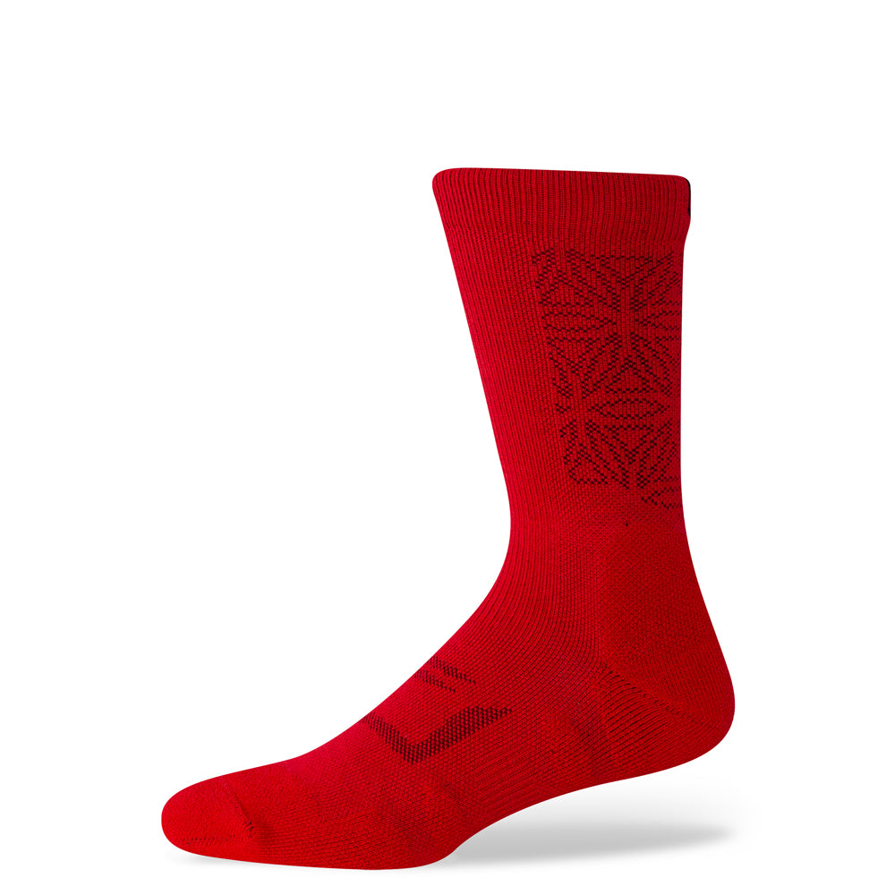 Socks for running featuring active compression support