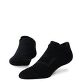 Active ankle socks with cushioned sole and protective heel tab