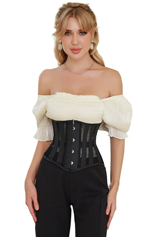 Plus Size Net Underbust Corset