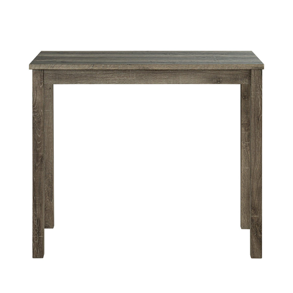 1 Traditional Breakfast Dining Table Set with 2 Stools for Apartment