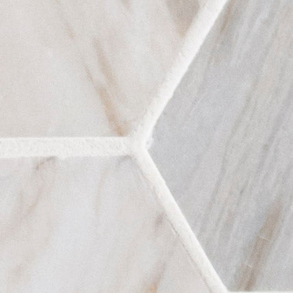 Angora Hexagon 11.75"x12" Polished Mosaic Marble Floor And Wall Tile - MSI Collection