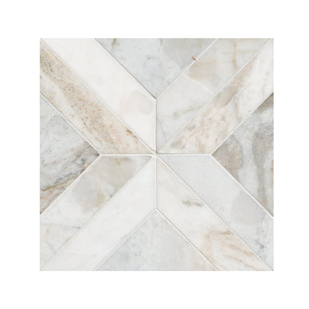 Arabescato Venato White 12"x12" Honed Mosaic Marble Floor And Wall Tile - MSI Collection