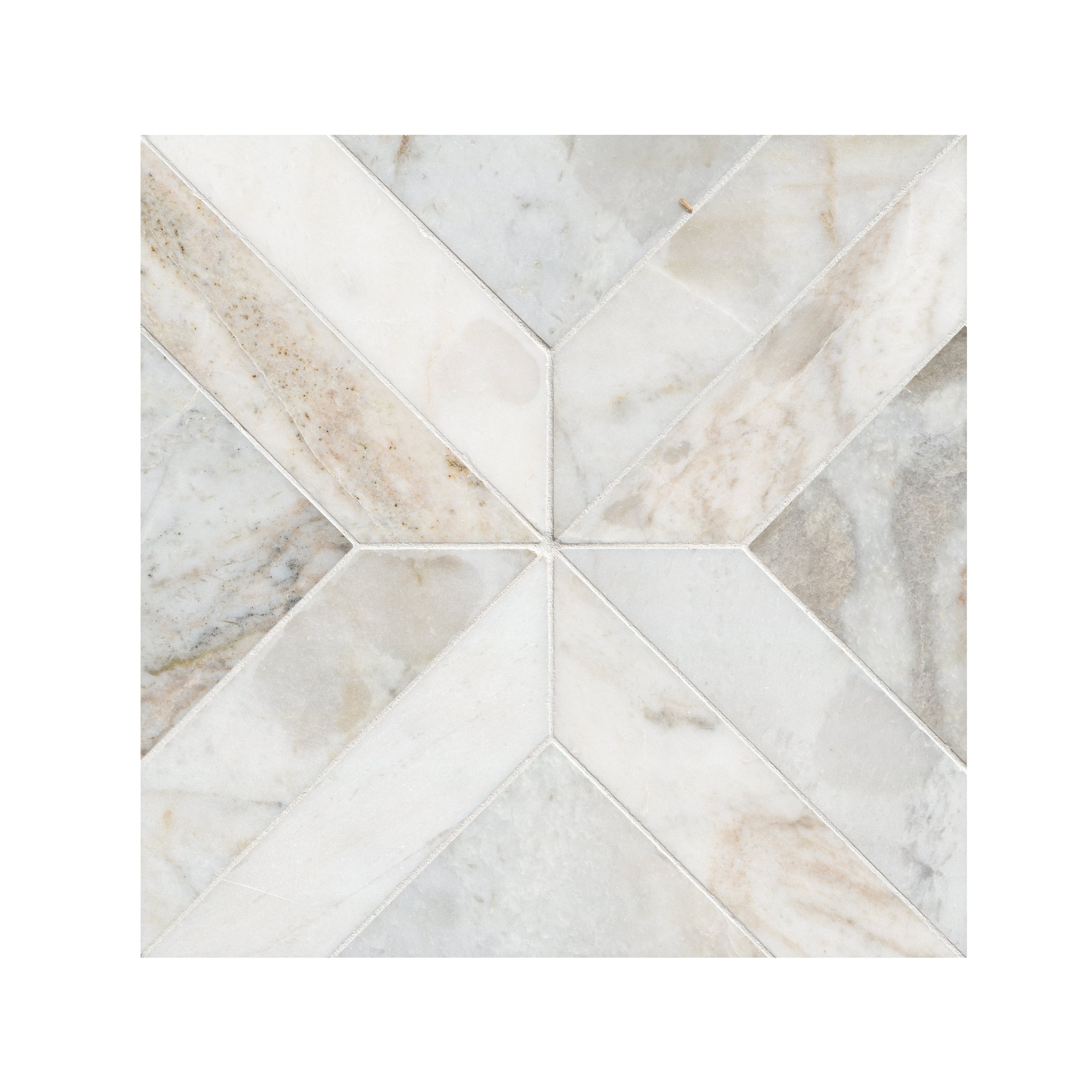Arabescato Venato White 12"x12" Honed Mosaic Marble Floor And Wall Tile - MSI Collection