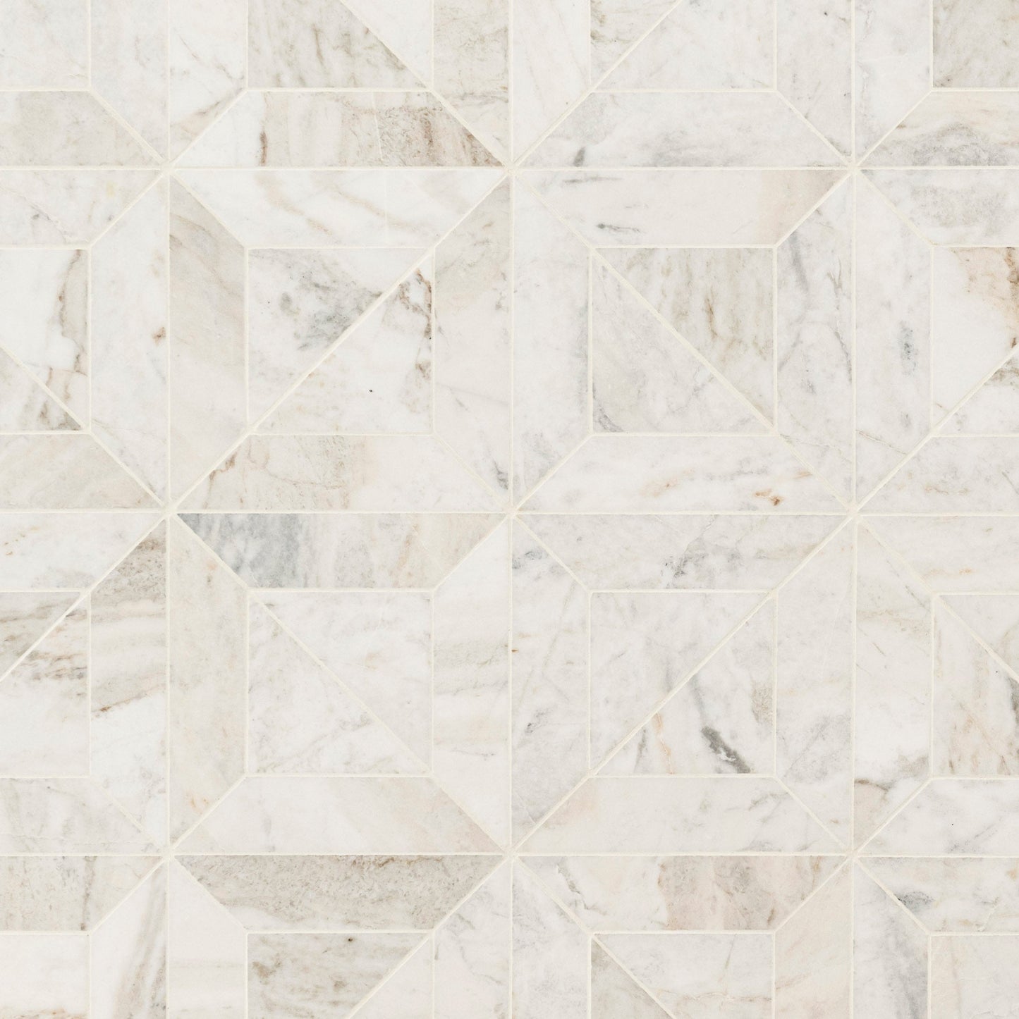 Arabescato Venato White 12"x12" Honed Mosaic Marble Floor And Wall Tile - MSI Collection