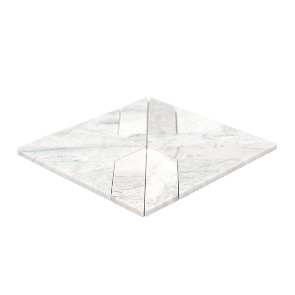 Arabescato Venato White 12"x12" Honed Mosaic Marble Floor And Wall Tile - MSI Collection