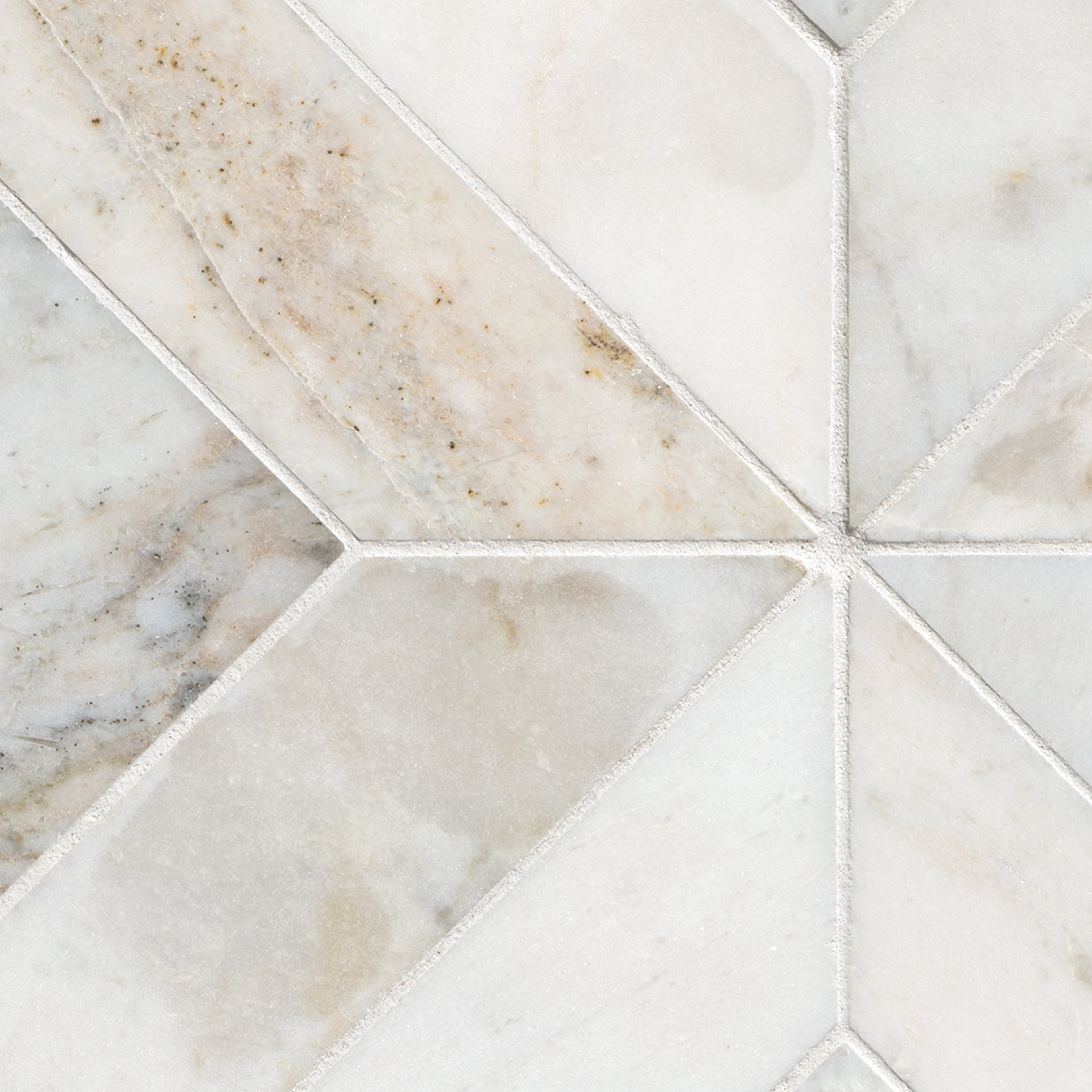 Arabescato Venato White 12"x12" Honed Mosaic Marble Floor And Wall Tile - MSI Collection