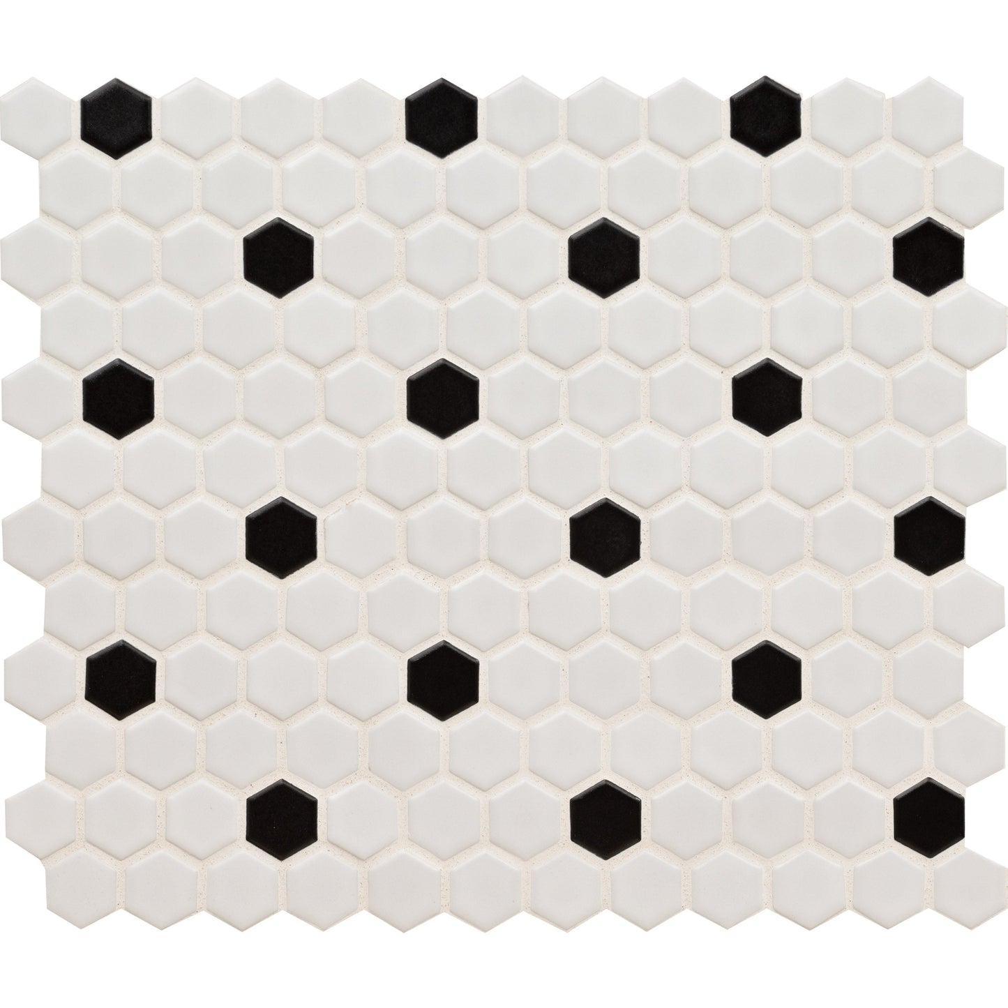 Adelaide White 10.16"x11.73" Hexagon Matte Porcelain Wall and Floor Mosaic Tile - MSI Collection