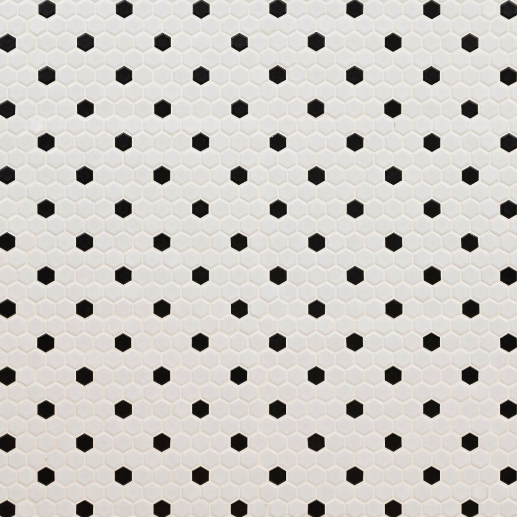 Adelaide White 10.16"x11.73" Hexagon Matte Porcelain Wall and Floor Mosaic Tile - MSI Collection