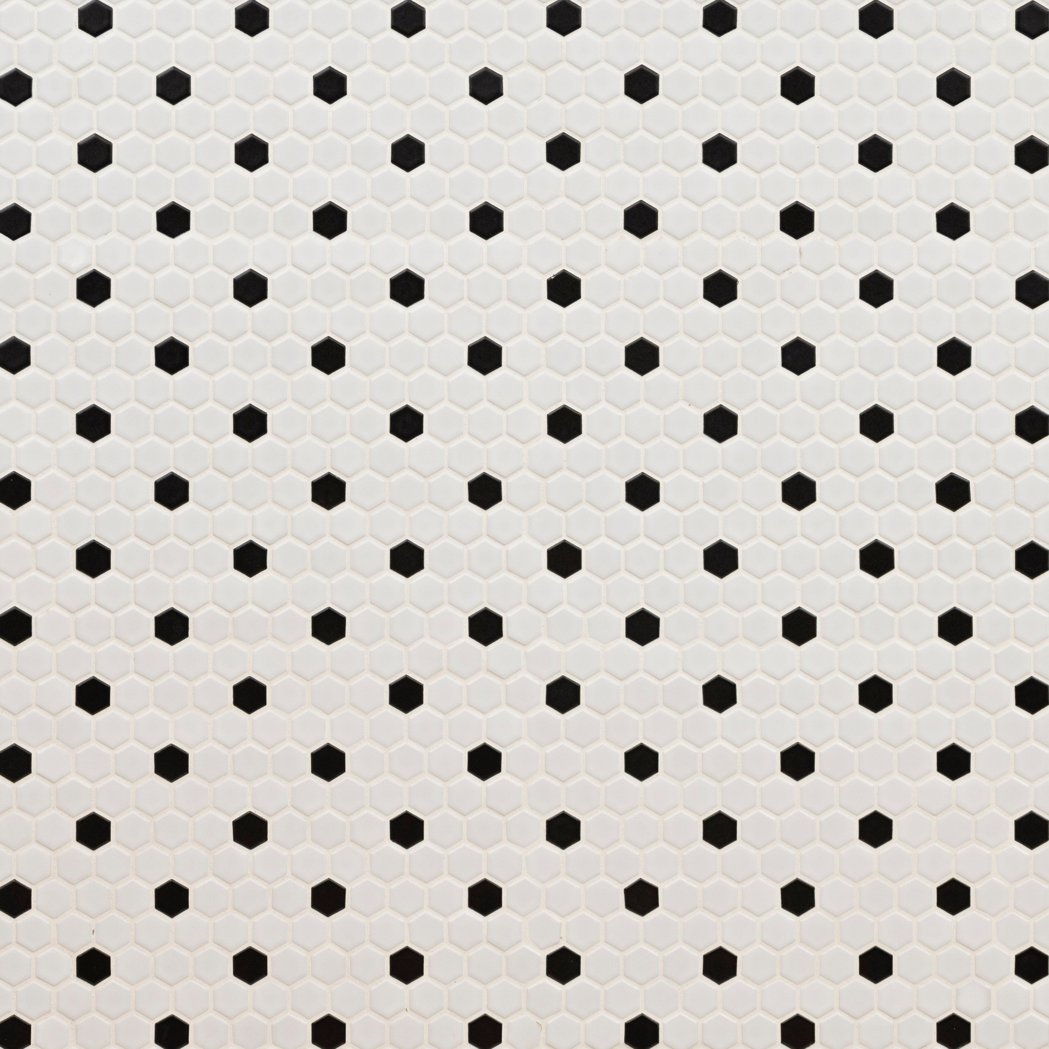 Adelaide White 10.16"x11.73" Hexagon Matte Porcelain Wall and Floor Mosaic Tile - MSI Collection