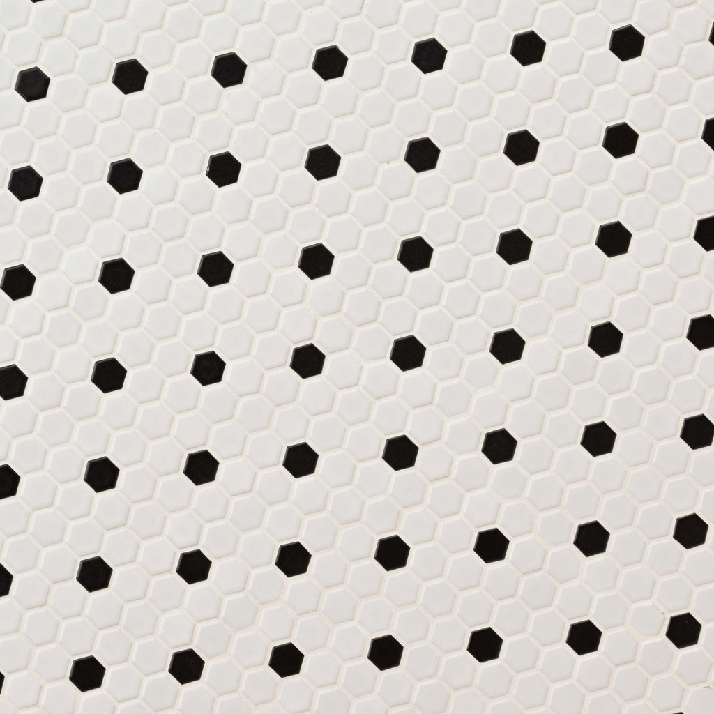 Adelaide White 10.16"x11.73" Hexagon Matte Porcelain Wall and Floor Mosaic Tile - MSI Collection