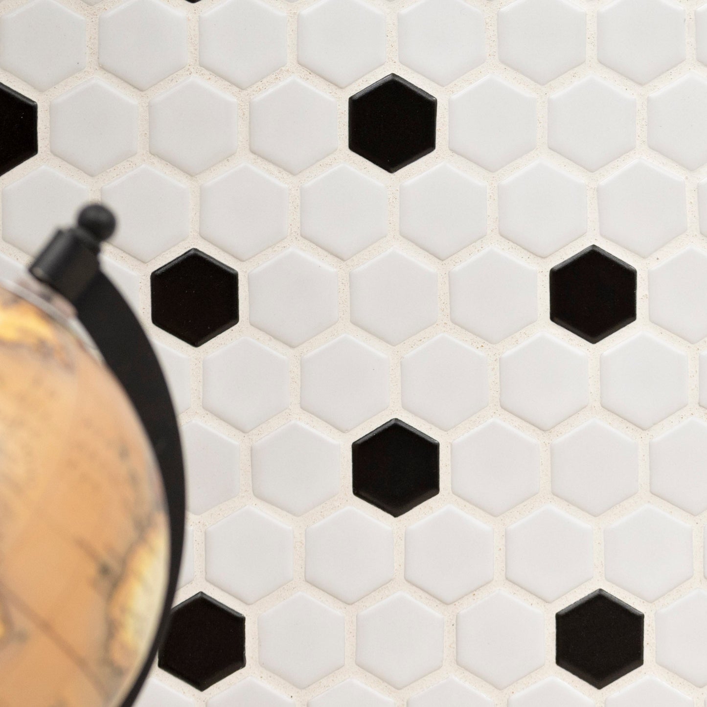 Adelaide White 10.16"x11.73" Hexagon Matte Porcelain Wall and Floor Mosaic Tile - MSI Collection