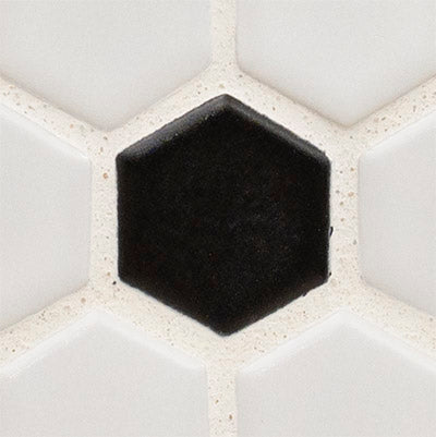 Adelaide White 10.16"x11.73" Hexagon Matte Porcelain Wall and Floor Mosaic Tile - MSI Collection