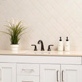 Antique White Arabesque 10.83" x 15.5" Glazed Ceramic Mesh-Mounted Mosaic Wall Tile Pattern-MSI Collection