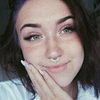 Cluster CZ Clicker Daith Septum Ring