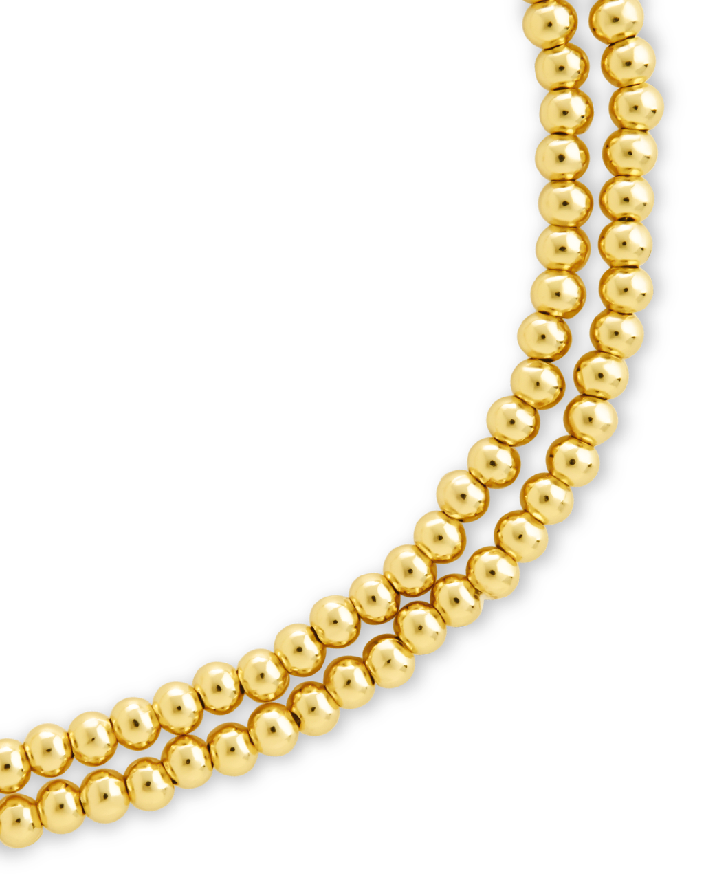 Sterling Silver Beaded Stretch Bracelet Sets