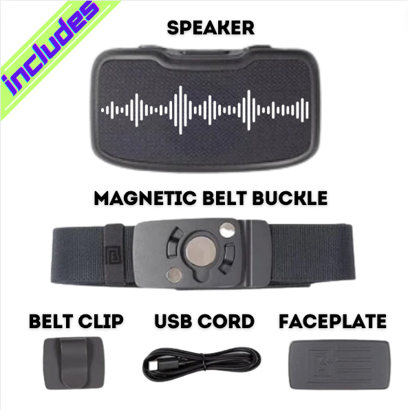 Boomin' Belts - Bluetooth Belt Buckle Speaker