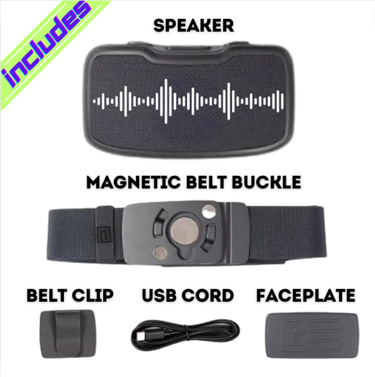Boomin' Belts - Bluetooth Belt Buckle Speaker