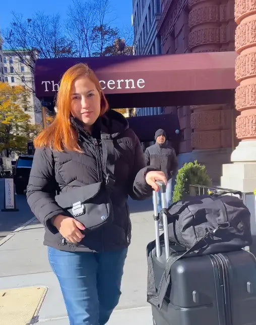 Lockable Crossbody Travel Bag