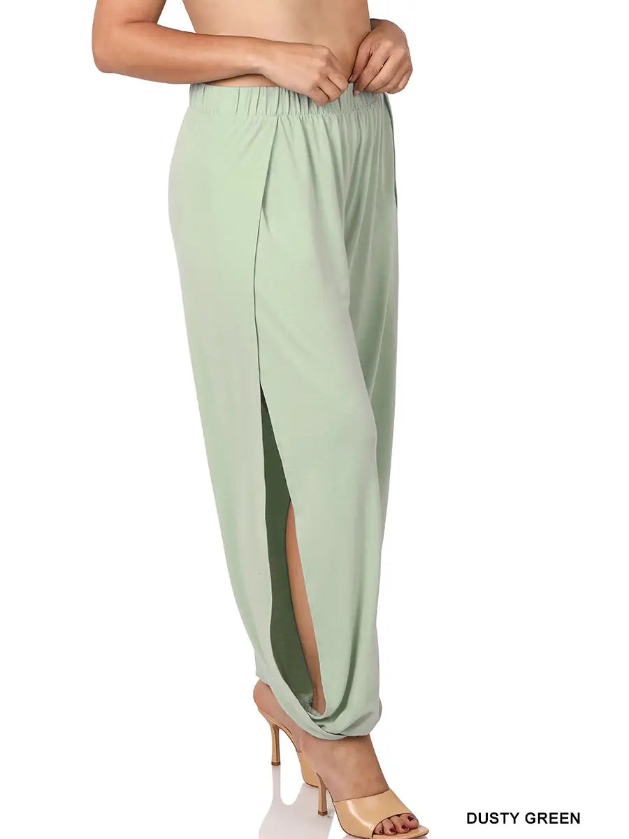 Plus Split Side Pants