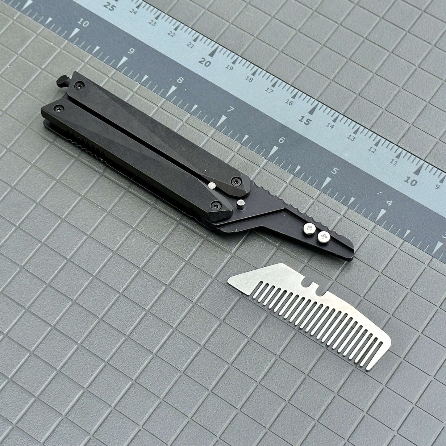 Comb: Stinger Butterfly Comb, Hair Comb, Beard Comb, Grooming Comb, EDC