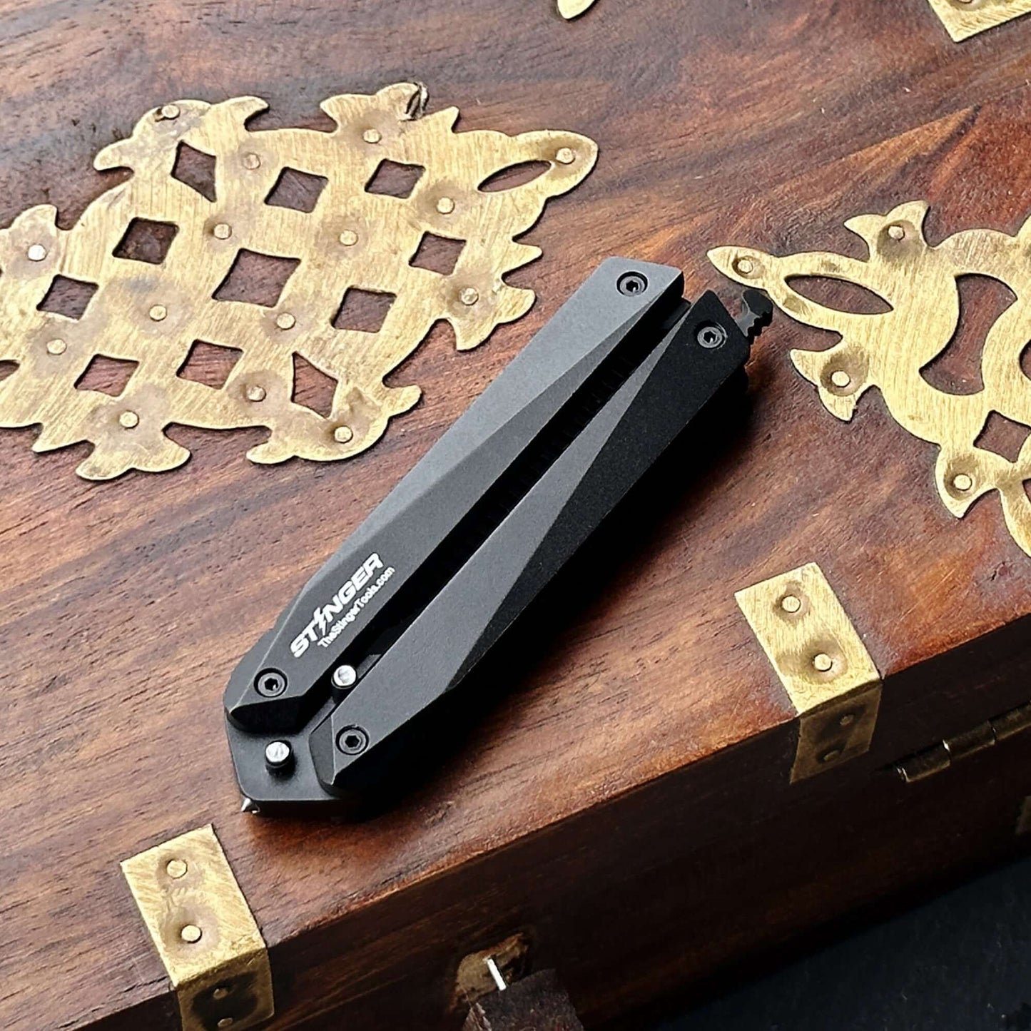 Comb: Stinger Butterfly Comb, Hair Comb, Beard Comb, Grooming Comb, EDC