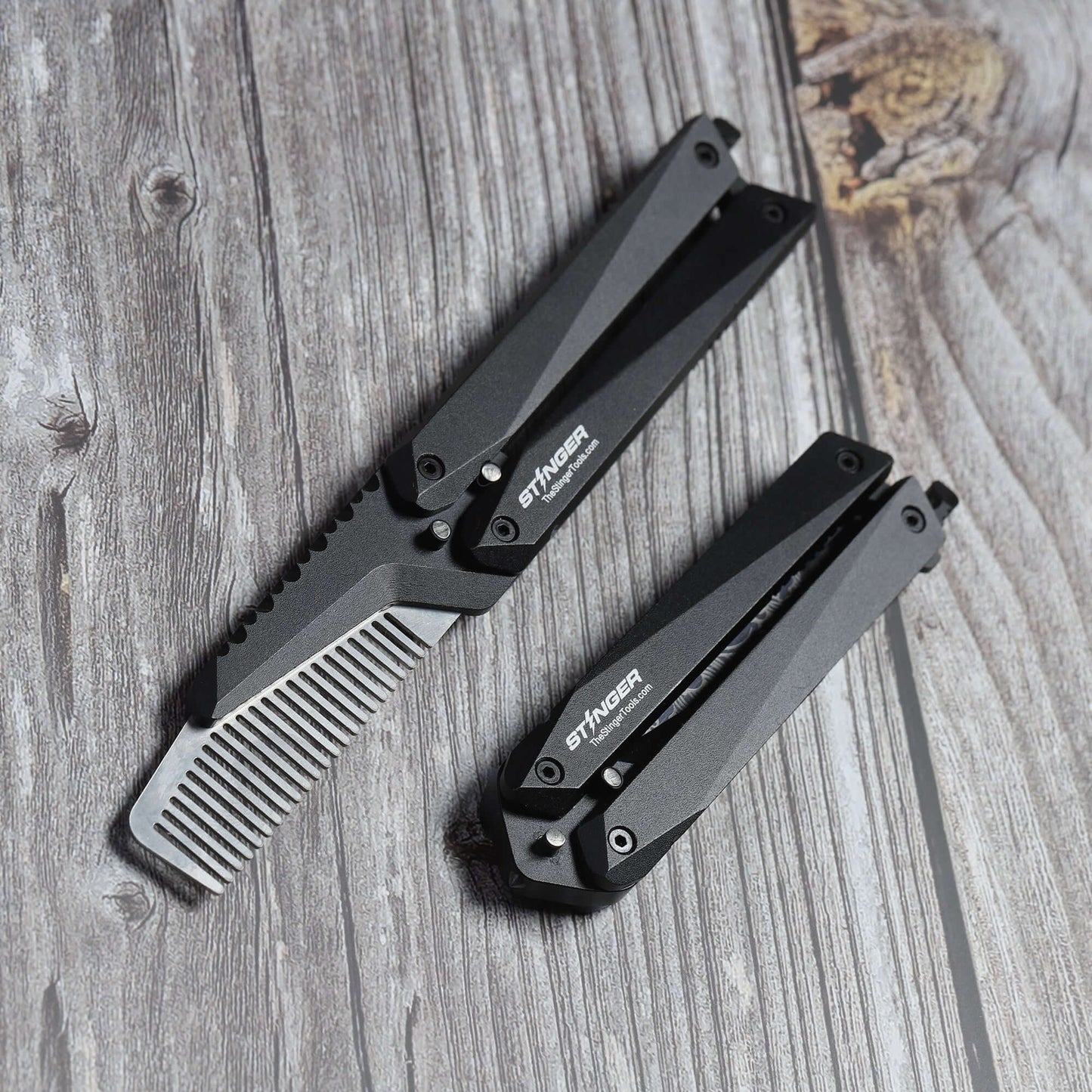 Comb: Stinger Butterfly Comb, Hair Comb, Beard Comb, Grooming Comb, EDC