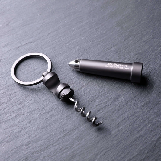 Stinger Multi-Tool Keyring with Glass Breaker Bottle Opener