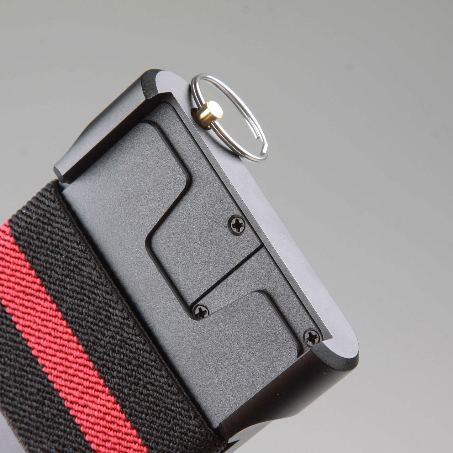 Stinger Minimalist Wallet, Card Holder, Safety Wallet with Personal Alarm, Multi-functional Tool, and Magnifier (Black Carbon Fiber)