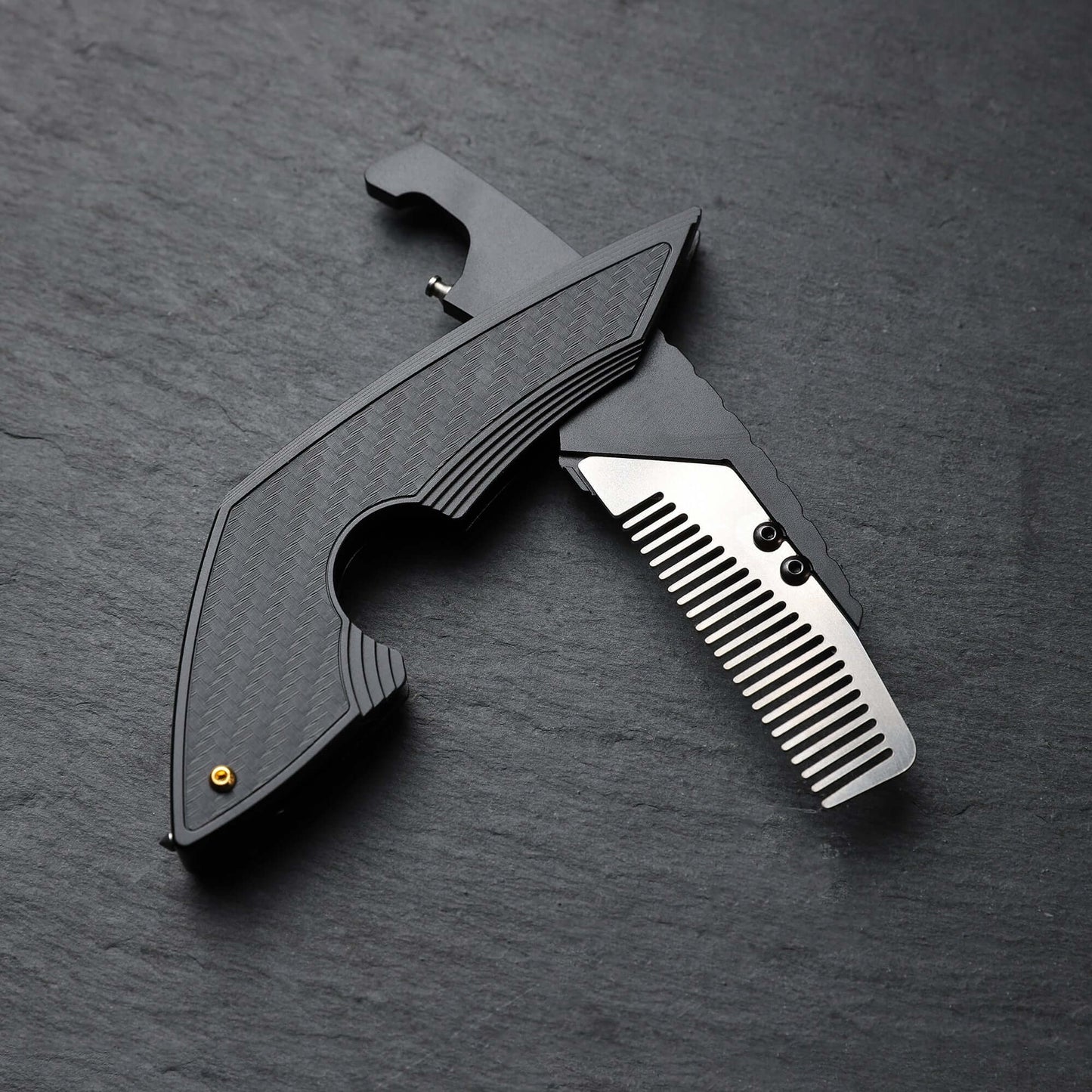 Comb: Stinger Topographic Comb, Hair Comb, Beard Comb, Grooming Comb, EDC