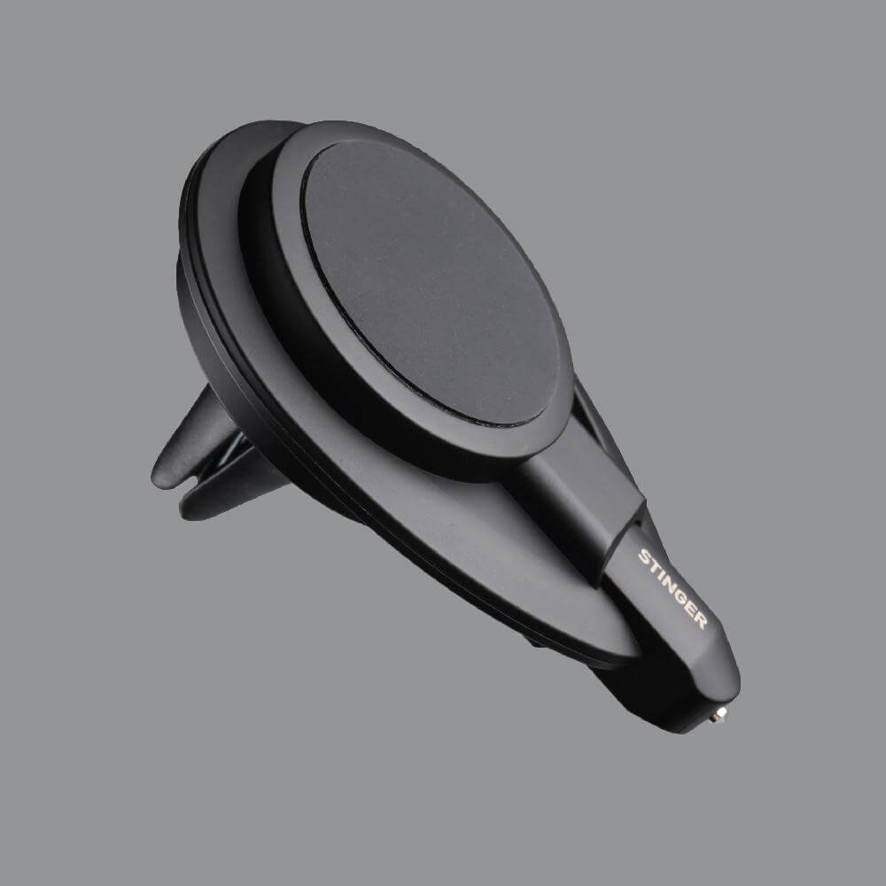 Stinger Car Vent Mount Magnetic Phone Holder Emergency Tool (Black)