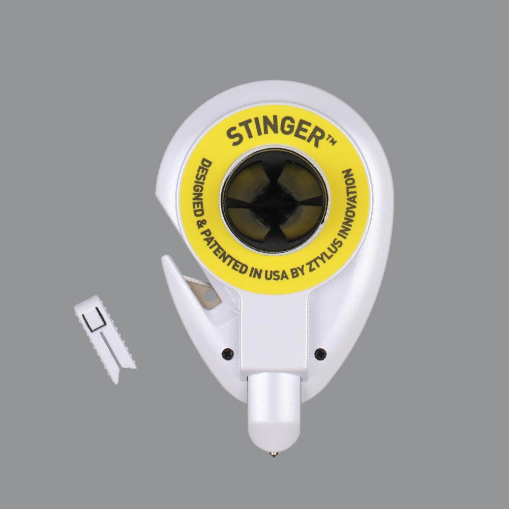 Stinger Car Vent Mount Magnetic Phone Holder Emergency Tool (White)