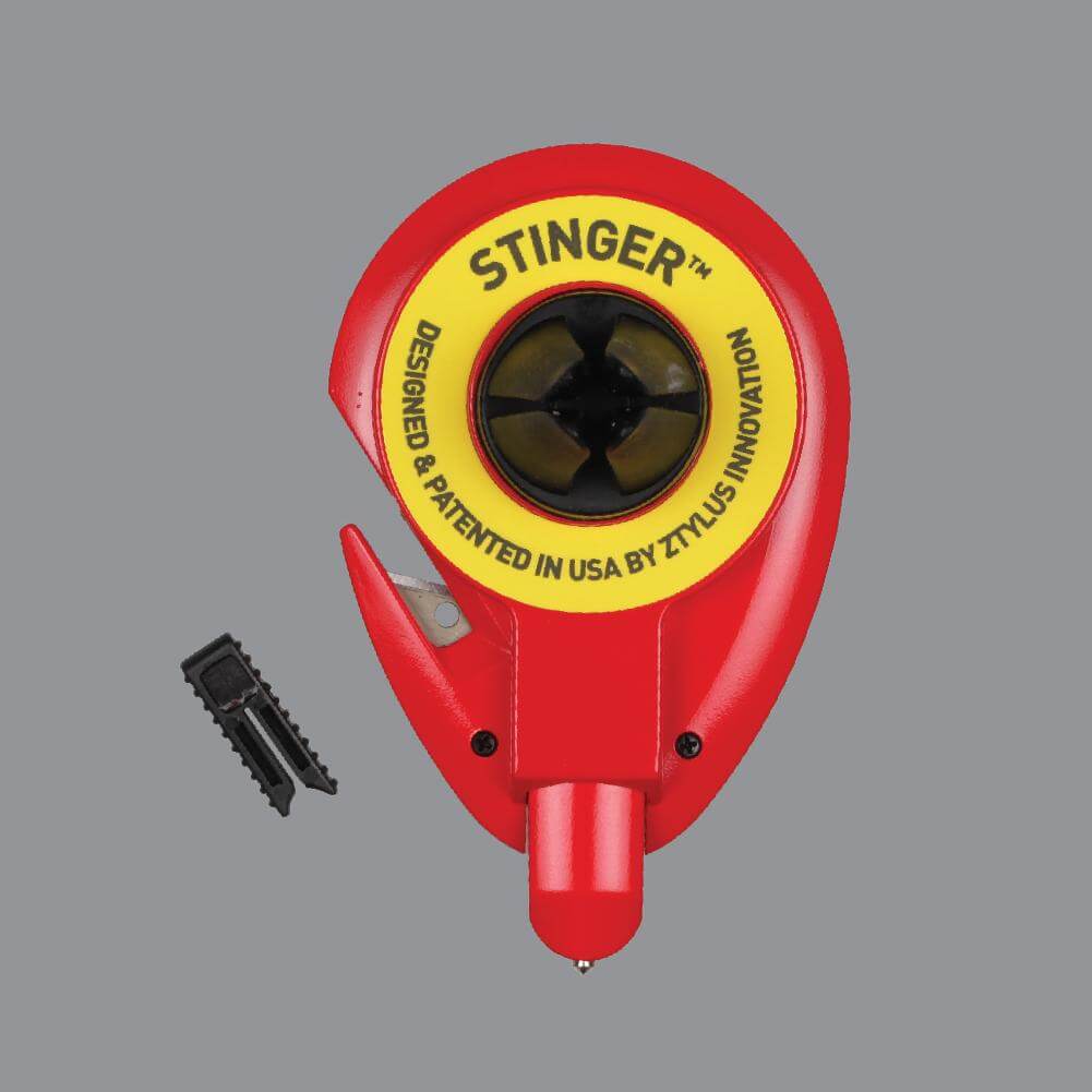 Stinger Car Vent Mount Magnetic Phone Holder Emergency Tool (Red)