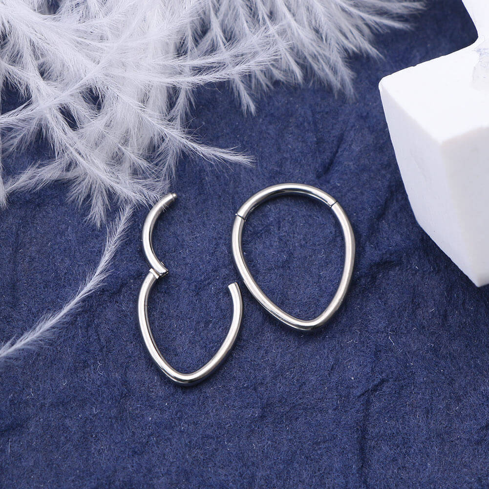 V-Shaped Titanium Septum Ring
