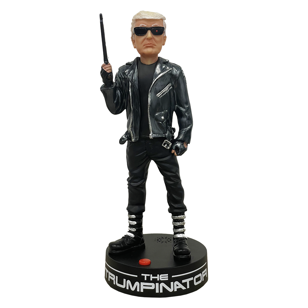talking trumpinator figure front