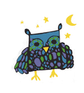 Wash Towel - Owl Tehya