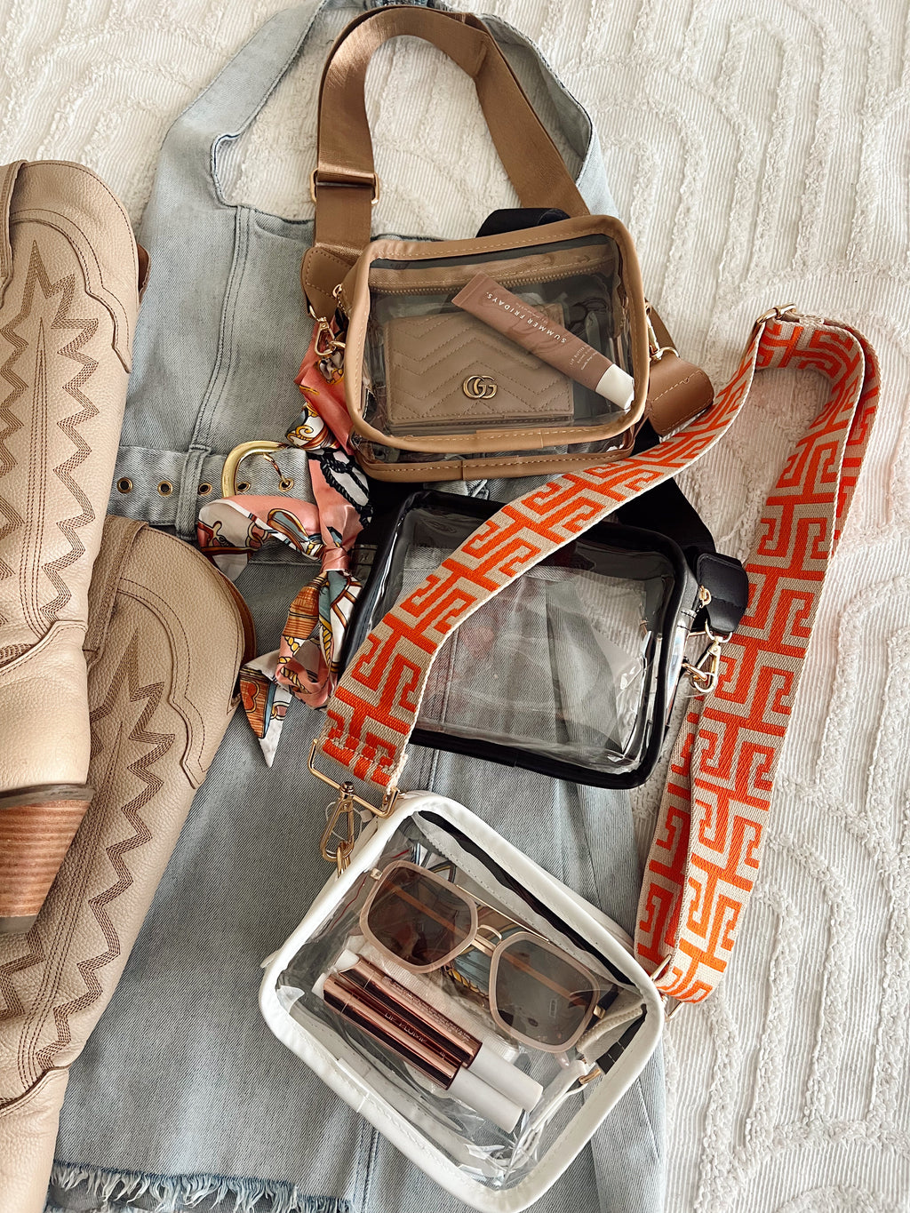 Clear Gameday + Concert Purse